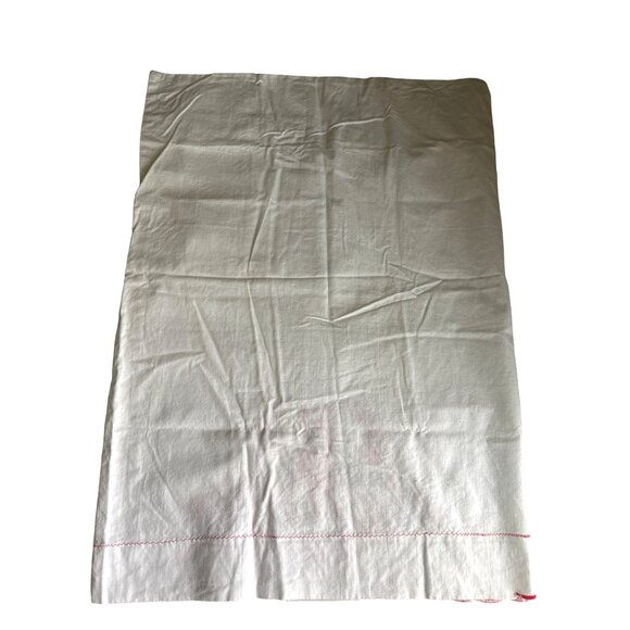 Vintage Hand-Embroidered Lady Design Cotton Pillow Cases Red Green Floral Accent - Picture 9 of 10